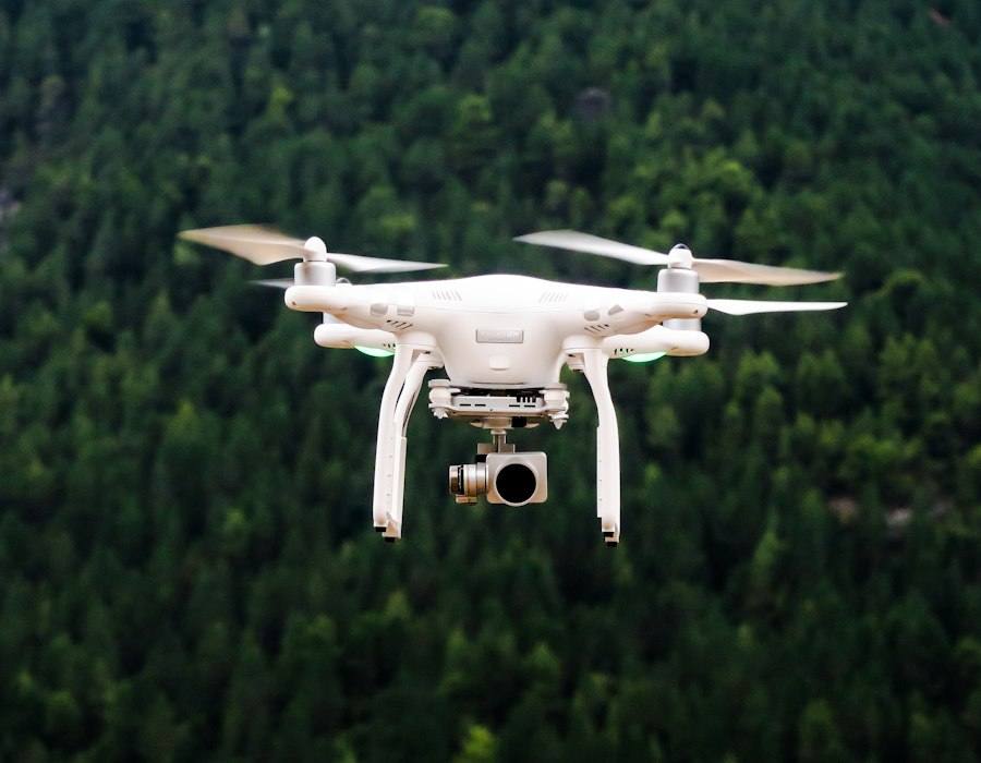 Drone em voo